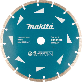 Алмазний диск Makita D-41610 230 x 22.23 мм для бетону (88381404433)