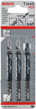 Набір полотен для електролобзика Bosch T 144 D 3 шт (3165140006989)