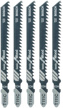 Набір полотен для електролобзика Bosch T 111 C 5 шт (3165140006811)