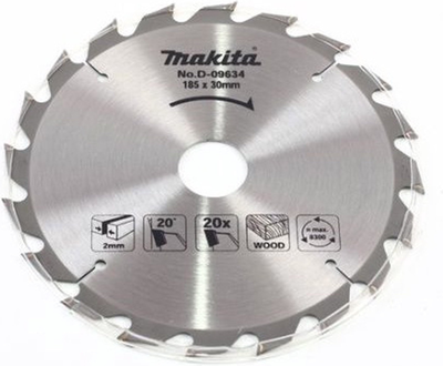 Диск різальний Makita D-09634 185 x 30 мм (883811848234)