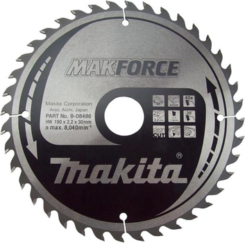 Диск різальний Makita B-08486 190 x 30 мм (883813364756)