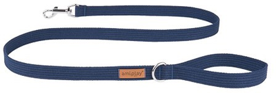 Повідець Amiplay Cotton S 140 см Синій (5907563222700)
