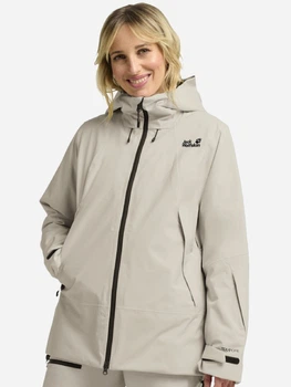 Гірськолижна куртка жіноча Jack Wolfskin Flowline Pro 2L Ins Jkt W A64888-A0056 M Бежева (4064886514651)