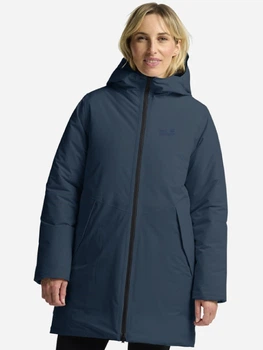 Парка демисезонная женская Jack Wolfskin Frost Haven Jkt W A65091-C0539 M Синяя (4064886515344)