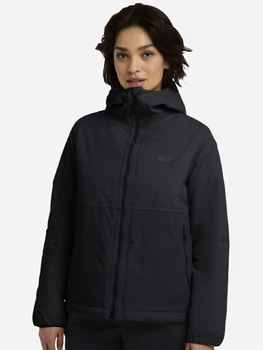 Спортивная ветровка с капюшоном женская Jack Wolfskin Pamir Jkt W A65092-6000 S Черная (4064886545853)