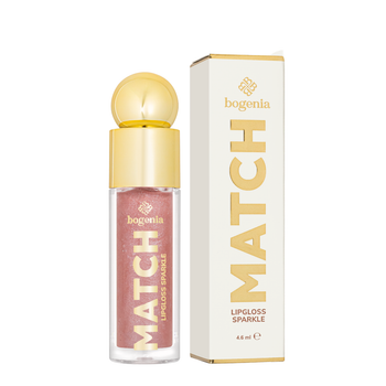 Блеск для губ с шиммером Bogenia Match Lipgloss Sparkle стойкий (BG712), 04 Розово-лиловый