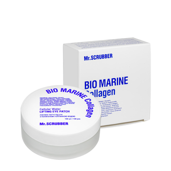 Ліфтінг патчі для шкіри навколо очей Mr. Scrubber Bio Marine Collagen з колагеном та клітинною водою 100 шт