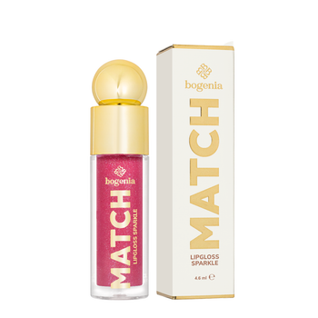 Блеск для губ с шиммером Bogenia Match Lipgloss Sparkle стойкий (BG712), 06 Розовый