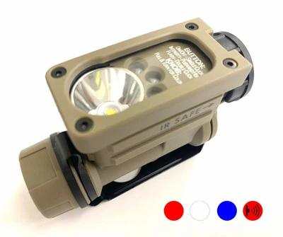 Ліхтар тактичний WADSN STREAMLIGHT SIDEWINDER COMPACT II на шолом, каску 4 LED койот