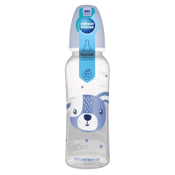 Пляшечка Canpol babies Cute Animals, синя, 250 мл 11/841_blu