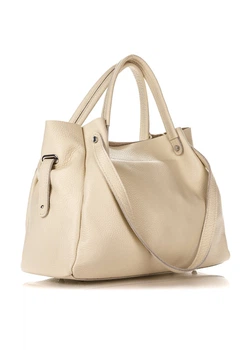 Сумка кожаная большая ARTiS Bags 1654 9182 Бежевая