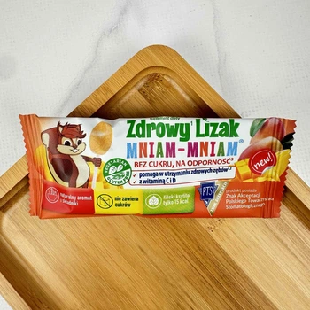 Льодяник Zdrowy Lizak Mniam Mniam з ксилітом манго 1 шт