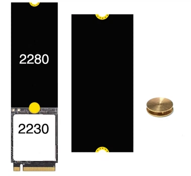 Адаптер переходник WTXUP для SSD M.2 NGFF 2230 на 2280