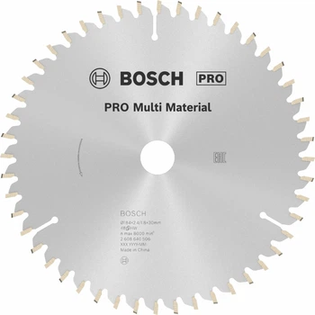 Пильный диск Bosch Pro Multi Material 184x30x2,4 мм, 48Т (2608640506)
