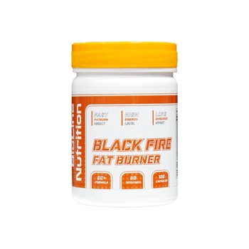 Жироспалювач Black Fire Fat Burner Bioline Nutrition 100 капсул