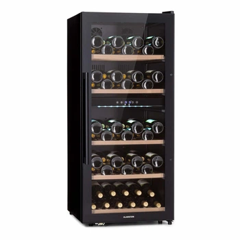 Винный шкаф Klarstein Barossa 91 Duo (10045826) на 79 бутылок Черный