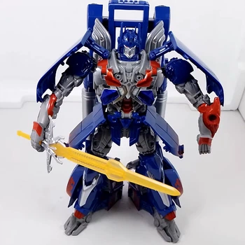 Большой трансформер Оптимус Прайм 34 см с мечом – Transformers Optimus Prime, робот и грузовик