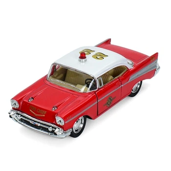 Інерційна машинка 1957 Chevrolet Bel Air (Fire Chirf) Kinsmart KT 5325 W