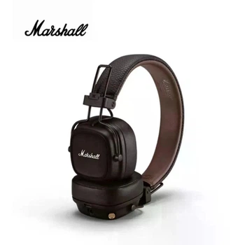 Наушники Marshall Major IV Bluetooth беспроводные, 80 часов работы, складные, кремовый