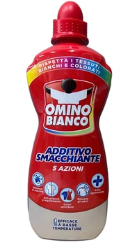 Плямовивідник та підсилювач для кольорових речей 5в1 Omino Bianco 900мл Італія