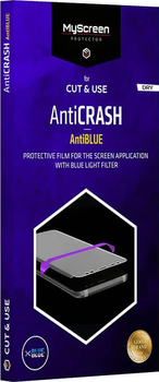 Захисна плівка MyScreen CUT&USE foil ANTI CRASH ANTI BLUE DRY 4.0 для смартфона 6.5" 10 шт. (M CU FOL 6.5 AC ANTI BLUE DRY 4.0)