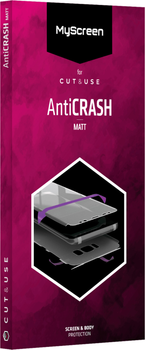 Folia ochronna MyScreen CUT&USE foil ANTI CRASH MATT DRY 4.0 do smartfonu 6.5" 10 szt.  (M CU FOL 6.5 AC MATT DRY 4.0)