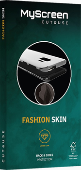 Захисна плівка MyScreen CUT&USE foil FASHION Back&Sides Shadow Military Black для смартфона 7" (M CU FOL 7 FASHION BACK&SIDES SHAD BLACK)