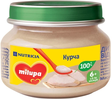 М'ясне пюре Milupa Курча з 6 місяців 80 г (5900852030215)
