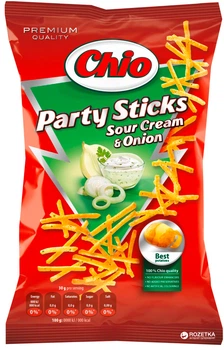 Картопляна соломка Chio Party Stick зі смаком сметани та цибулі 70 г (0.07 кг) (5900073004132)