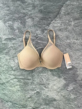 Бюстгальтер зі вставними подушечками Thirdlove 24/7 Classic Uplift Plunge Bra - Бежевий - 65G