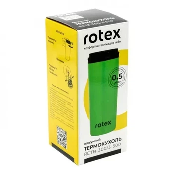 Термокружка Rotex, нержавеющая сталь, 500 мл(TO_00-00004074)