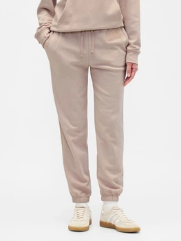 Spodnie dresowe damskie joggery GAP 889527-05 XS-Regular Pudrowe