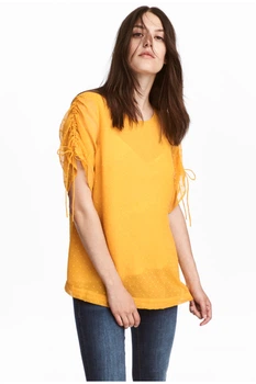 Блуза H&M Mama жовтий PIQVD276 L