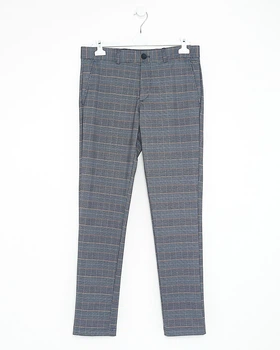 Брюки JACK&JONES темно-сірий в клітку ZAMLR391 36/32