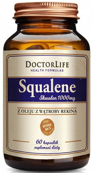 Suplement diety Doctor Life Skwalen-Squalene 1000 mg 30 kapsułek (5903317644293)