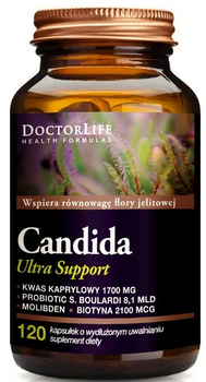 Suplement diety Doctor Life Candida Ultra Support 120 kapsułek (5903317644316)