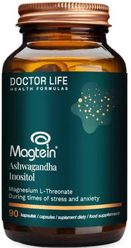 Дієтична добавка Doctor Life Magtein L-treonian magnezu cognitive support 90 капсул (5905692385440)