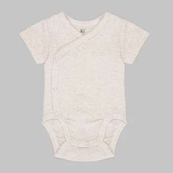 Дитяче боді-футболка для новонароджених H&M 827318p17 56 см Бежеве (KC1000000053481)