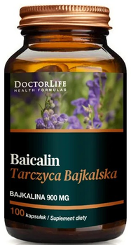 Suplement diety Doctor Life Tarczyca Bajkalska 500 mg 100 kapsułek (5906874819326)