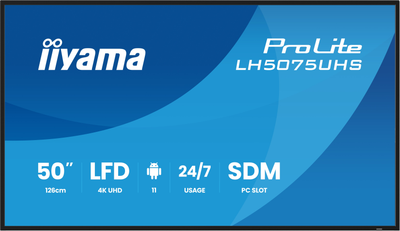Monitor 50" iiyama ProLite LH5075UHS-B2AG