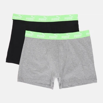 Набір трусів боксерів чоловічих бавовняних Puma Elements Men Basic Boxers 2P 93875314 M 2 шт Black (8720245965637)