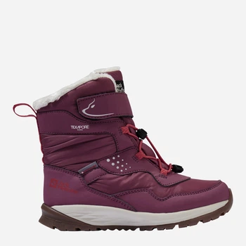 Детские зимние ботинки для девочки Jack Wolfskin Polar Bear-G Texapore High Vc K A62143_5114 33 Розовые (4064886534277)