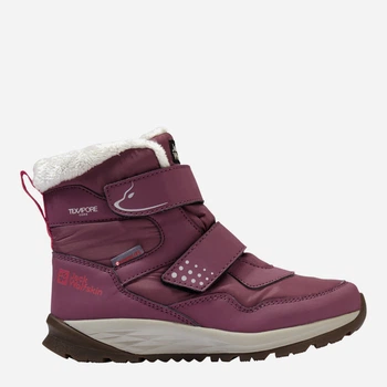 Подростковые зимние ботинки для девочки Jack Wolfskin Polar Bear-G Texapore Mid Vc K A62146_5114 35 Розовые (4064886596633)