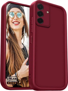 Матовый силиконовый чехол SHLab SoftProtect Samsung Galaxy A56 A566 Wine (41346-42)
