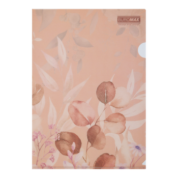 Папка-кутик BUROMAX 3854-46 ARABESKI персикова (12) /BM.3854-46/