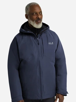 Куртка зимняя мужская Jack Wolfskin Icecape 2L Down Ins Jkt M Rds A65299-C0412 M Синяя (4064886549349)