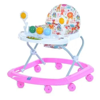 Ходунки детские музыкальные Bambi M 5033-1 Розовый