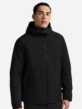 Куртка демисезонная с капюшоном мужская Jack Wolfskin Pamir Jkt M A65048-6000 M Черная (4064886545273)