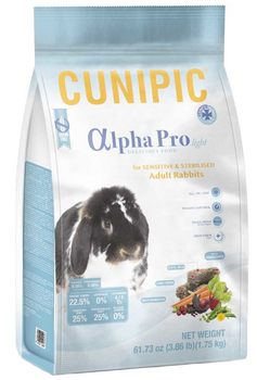 Karma dla gryzoni Cunipic Alpha Pro Adult Rabbits Light 1.75 kg (8437020409483)
