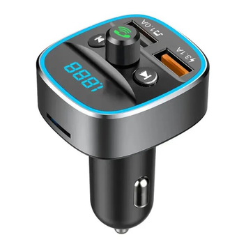 Зарядное устройство Olaf Q1 с Bluetooth FM-адаптером и двумя USB (3.1A + 1.0A)